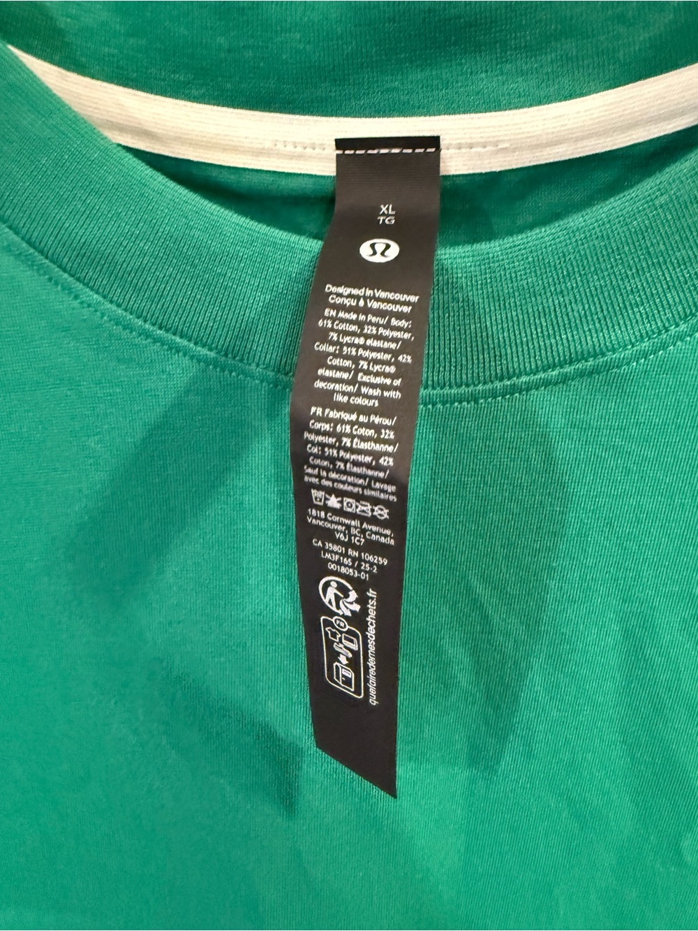 Lululemon Zeroed In Short Sleeve Raceway Green - Picture 7 of 10